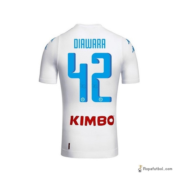 Camiseta Napoli Replica Segunda Ropa Diawara 2016/17 Blanco